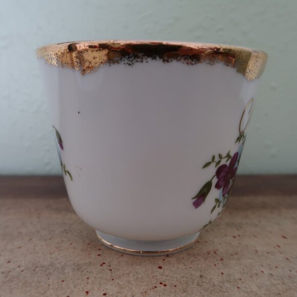 Vintage Norcrest Mother Hand-Painted Cup Saucer Plate Set - Picture 7 of 12